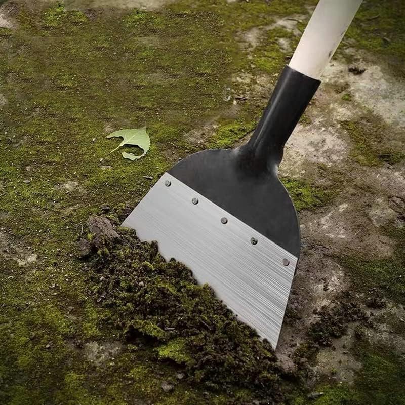 Multi-funcional Matinho de limpeza de jardim ao ar livre Aço de pá de pás plana Planejamento de panquear Ferramenta de ervas daninhas