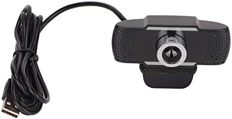 Câmera de PC, 360 ° de rotação USB plugue e reprodução de microfone embutido Compatibilidade forte para aprender para conferência