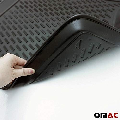 O OMAC Floor Mats se encaixa no Range Rover 2003 a 2012, assento dianteiro e segundo fila, conjunto de revestimentos em 3D,