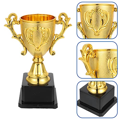 Troféu de Copa de Ouro de Plástico CLISPEED PARA CRIANÇAS 18CM/7.1 Pinch Competições Troféu com Base para Esportes Escolares