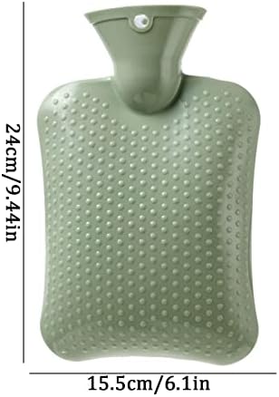1 litro grande capacidade de água quente garrafa clássica de pvc saco de água quente não vaza bolsa de água quente fácil