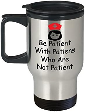 Enfermeira anestesista CRNA Coffee Travel canem Melhor engraçado exclusivo exclusivo Certificado Certificado Enfermeiro Copo de chá