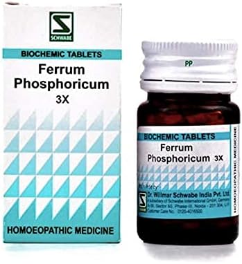 Dr. Willmar Schwabe Índia Ferrum Phoshoricum Biochemic Tablet 3x