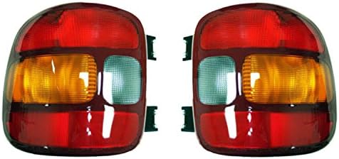 Novo par de luzes traseiras rarefelétricas compatíveis com Chevrolet Silverado 1500 Stepside 1999-03 15224277 19169012 15224276 19169013 GM2801136 GM2800136