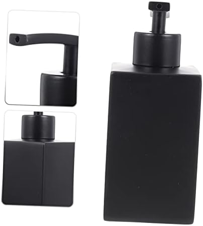 Hemoton 3pcs Distribuidor de sabão preto Decoração preta Dispensador de lavagem manual Distribuidor