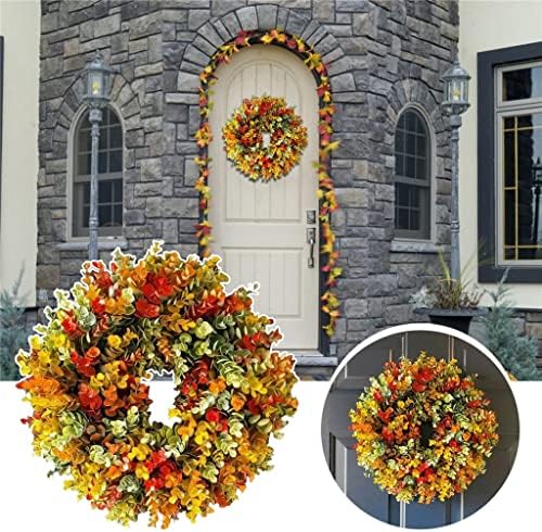 TJLSS Autumn Wreath Decoration Home Decoration Outdoor Front Door da coroa de outono Decoração de Natal Garland Janela do restaurante