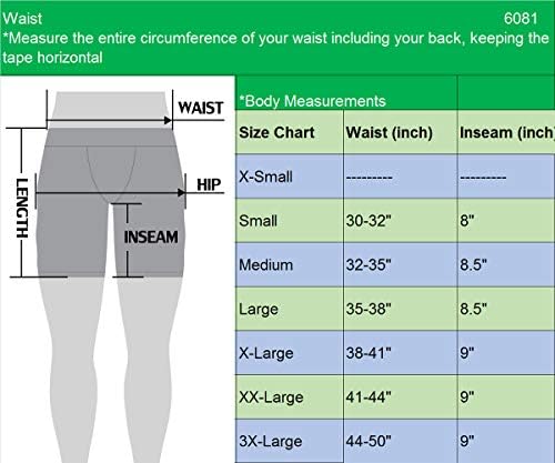 NELEUS MEN's Compression Short com pacote de shorts de ioga seco de bolso de 3 de 3