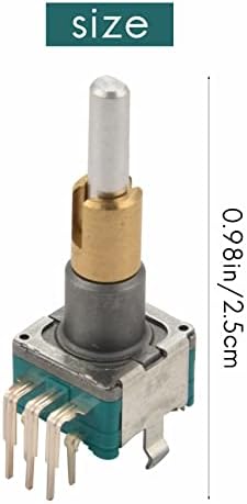 Aebukgl EC11EBB24C03 Codificador de eixo duplo com interruptor 30 Posicionamento Número 15 Ponto de pulso Ponto de pulso 25mm 25mm