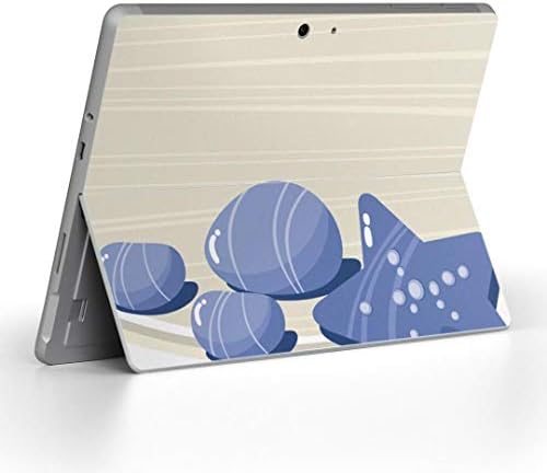 capa de decalque igsticker para o Microsoft Surface Go/Go 2 Ultra Thin Protetive Body Skins 001356 Shell Sandy Beach
