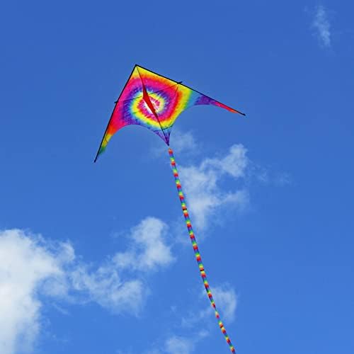 Kite de vórtice colorida de kite hengda, para crianças e adultos, fácil de voar, excelente design de tecido e estrutura,