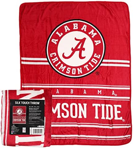 Northwest NCAA Dual Vision 45 x 60 cobertor de touch de seda, 200 gsm, Alabama Crimson Tide