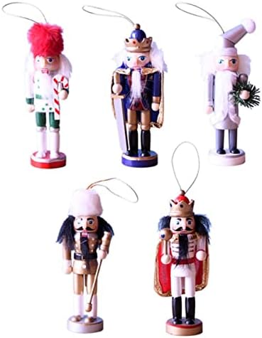 PretyZoom 35 PCs Coleção de nozes de nozes de nozes Figura Figura Figura Figura Figura Treça de Natal pendurada Ornamento Doll Puppet Doll