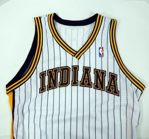 2004-05 Indiana Pacers Game Blank emitiu White Jersey 48 DP31837 - jogo da NBA usado