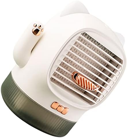 Homoyoyo pequeno ar condicionado de ar condicionado ventilador de água de resfriamento mini espacial ventilador fã criativo branco