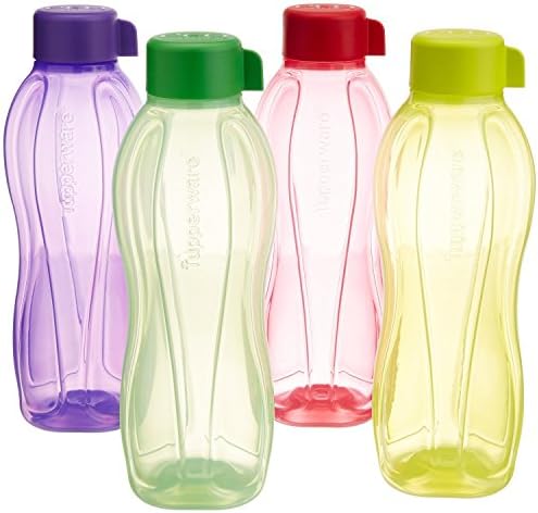 Tupperware Eco Sports Water Bottle parafuso Top redonda 750ml 2pcs