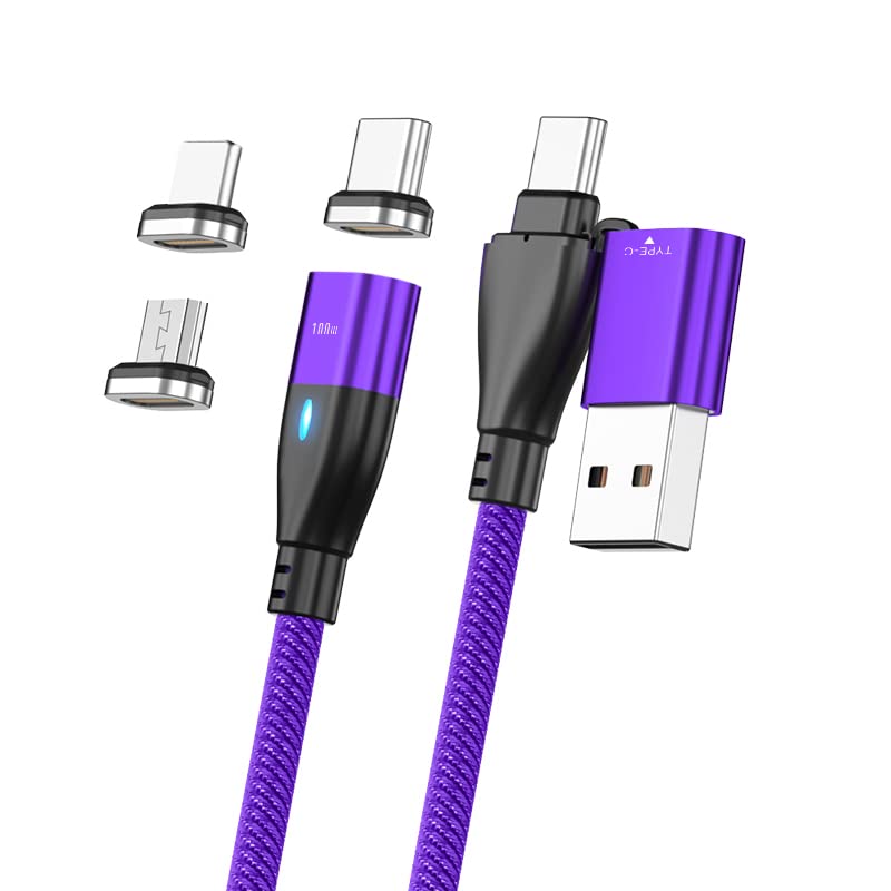 APORIA - Cabo de carregamento magnético de 100w 6 em 1 USB A & TIPO C a 3 em 1, incluindo micro e IP TIPS TIPO | Charging