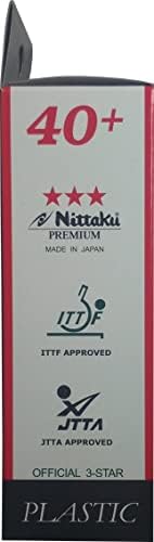 Nittaku 3-estrelas premium 40+ Bolas de tênis de mesa