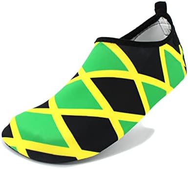 Sapatos de água de Voaryisa para mulheres e homens seco de nadar rápido Sapatos de praia para surf ao ar livre Yoga Exercício Jamaica