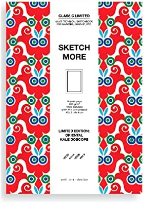 Poli.art.Design Aqua Limited Sketchbook 30 folhas 200 g/m2 formato A5, cor terceira