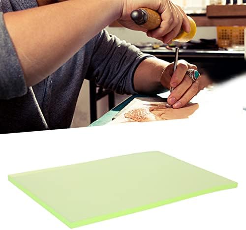 Tapete de couro de couro eficaz amortecimento seguro de poliuretano Redução de ruído tapete de perfuração para proteção DIY artesanal