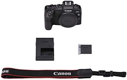 Corpo Canon EOS RP com adaptador de montagem + punho de extensão