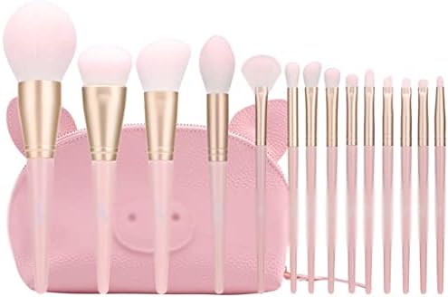 Escova de maquiagem de 14 porcos do ccbuy conjunto completo de pincel de pincel de blush pincel solto escova de sombra ferramentas de beleza de escova