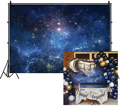 Aofoto 5x3ft fantástico nebuloso cenário aeroespacial Stary Sky Photography Background Universo Galáxia