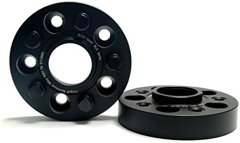 Bloxsport 2pc 30mm Mercedes Aircraft Aluminium Hub Spacers de roda central 5x112 FIT W202 W203 W204 W205 W219 R170 R171