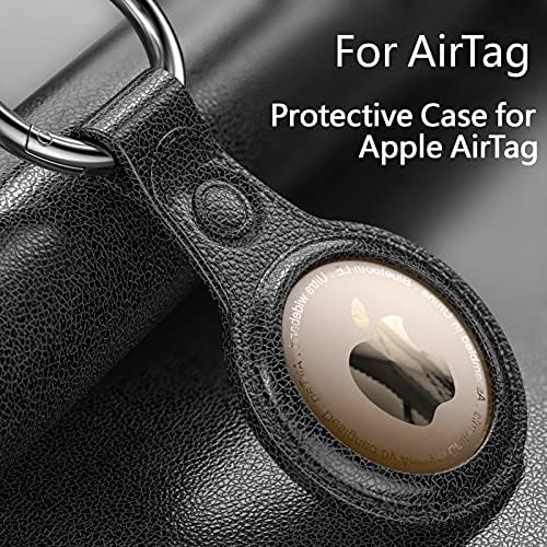 [3 pacote] Chave de etiqueta de ar CNARERY, estojo de tpu Airtags, suporte de airtags com chaveiro anti-perdido, tampa