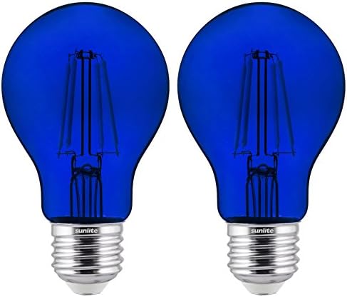 Sunlite 41292-su bulbos de férias decorativos, iluminação de Natal, estilo de filamento A19 LED, 4,5 watts, diminuição,