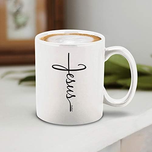 shop4eves jesus cruzar caneca de caneca de cerâmica xícara de chá