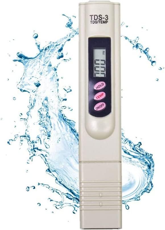 Testador de qualidade TDS Testador de qualidade Digital LCD Medidor TDS Pen do testador de água para teste Filtro de pureza 0-9990 ppm Temp para água potável, aquários e piscinas