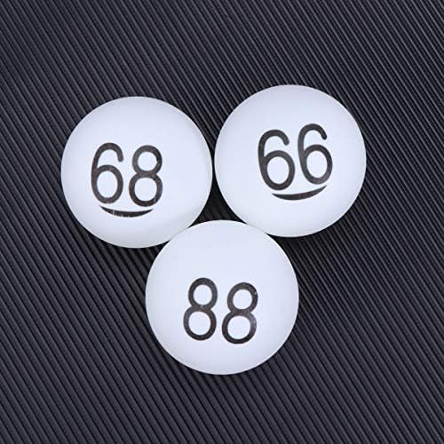 Ifundom Pong Balls, 100pcs numerados de cerveja bolas de pongue de 40 mm Bolas de sorteio, bolas de jogo de bingo colorido colorido pong bolas de entretenimento tênis bolas de tênis para bingo lottery lottery Machine