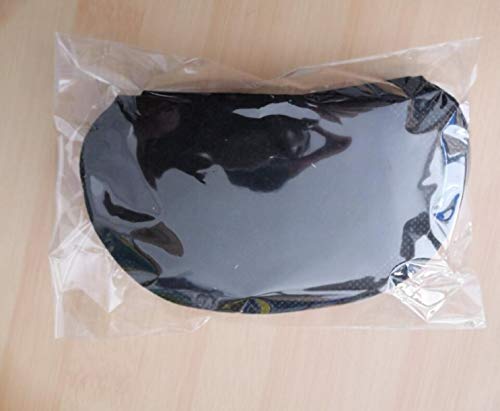 Almofadas de adesivo de cor bem preto de cor preta, 40 peças