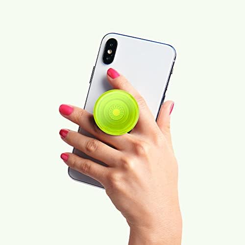 Popsockets Translúcida Planejamento Telefone com Kickstand em expansão, Popsockets para telefone - Limão de Blazing de Neon