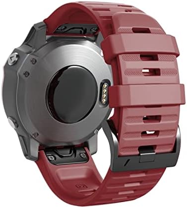 Dzhtus 26 mm 22mm Watch Watch Band para Garmin Fenix ​​7 7x 6x 6Pro relógio Silicone Easy Fit Wrist Strap for fenix 5x 5 3 3hr 935 945