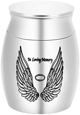Dotuiarg 40x30mm Cremação Urnas para Ashes Memorial Angel Urns for Human Ashes Holder