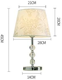 Guocc moderno moderno minimalista cristal lâmpada de mesa de borboleta adora estilo romântico lâmpada de cabeceira de cabeceira lâmpada de lâmpada criativa e27 cristal de cabana pequena lâmpada de lâmpada de leitura de lâmpada de leitura