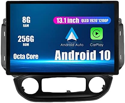 Android Radio CarPlay e Android AutoRadio Navigação de carro Multimídia Player GPS Substituição de unidade de cabeça Wi-Fi da Chevrolet Blazer Colorado S10 para Isuzu D-Max, se aplicável
