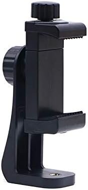 Montagem do tripé de telefone de Beeiee com sapato frio rotativo, parafuso padrão de 1/4 , rotação 360, acessório de clipe de telefone