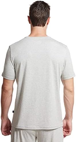 Camisetas masculinas de bambu Camisetas masculinas de manga curta sólida Camiseta V viscose de bambu multipack para homens para homens