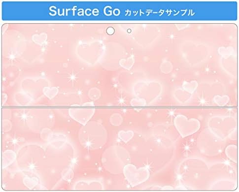 capa de decalque igsticker para o Microsoft Surface Go/Go 2 Ultra Thin Protective Body Skins 005894 Padrão rosa do coração