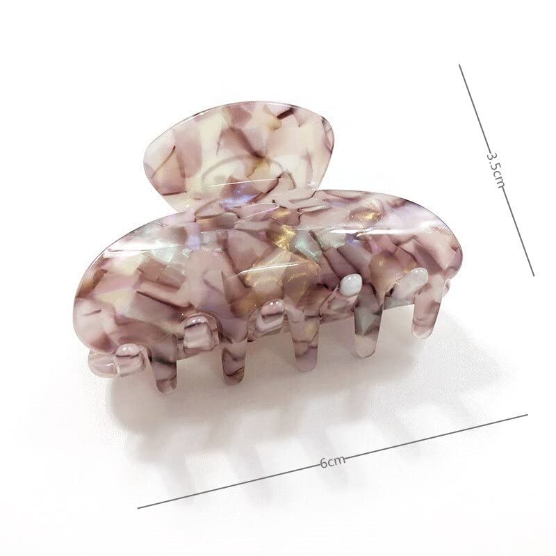 Colar-scelha-acetato de cabelo clipes de garras mulheres barrette clamp jelly cores rabo de cavalo caranguejo meninas de cabelo