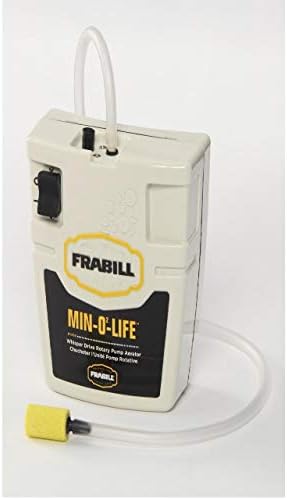 Frabill Ice min-o-vida aerador, água salgada e água fresca e silencioso aerador portátil