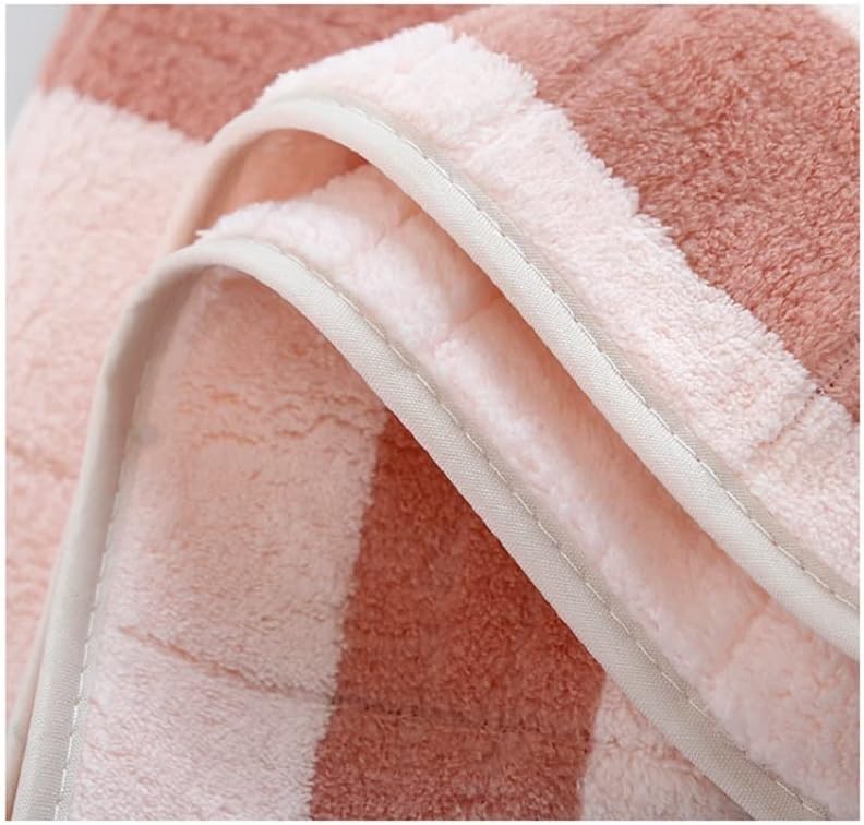 Lã de lã de coral de palha 2 peças conjunto de toalhas largas Toalha de banho adulto 70x140 Luz de secagem rápida