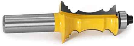 Qinlu -CNC Bits Bits de gaveta Moldagem frontal Bit - 1/2 Shank 12mm Ferramenta de cortador de cinzel de carpintaria de carpintaria de 12 mm, força e vida longa