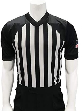 Camisa de árbitro de basquete da NCAA Smitty Men - Made nos EUA