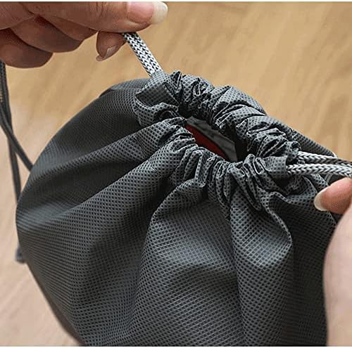 Fuxi Conjunto de 3 sacos de sapatos translúcidos, grandes sacos de sapatos claros para armazenamento, sapatos protegidos