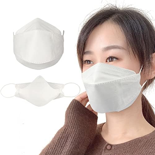 Beyourown kf94 máscara 30 pcs máscara branca máscaras de rosto descartáveis ​​para homens homens crianças máscara de poeira respirável