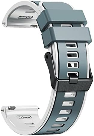 Lapps Silicone Watch Bands Compatível com banda Venu 2 Plus/Forerunner 645/245, cinta de reposição de 20 mm para Galaxy